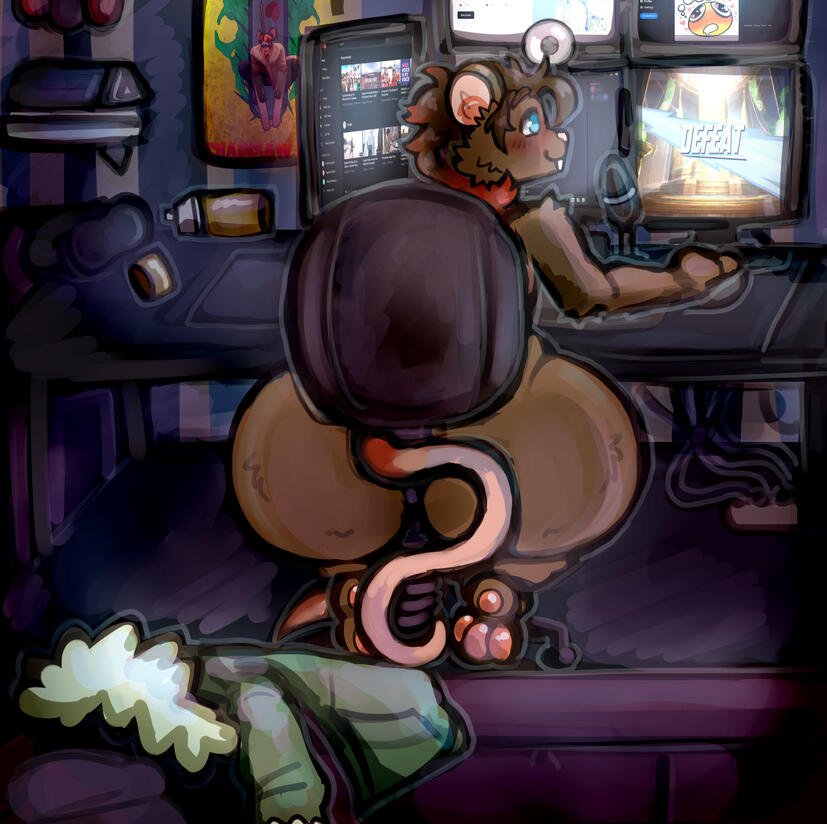 Gamer Rat Nude By Cxnnabella